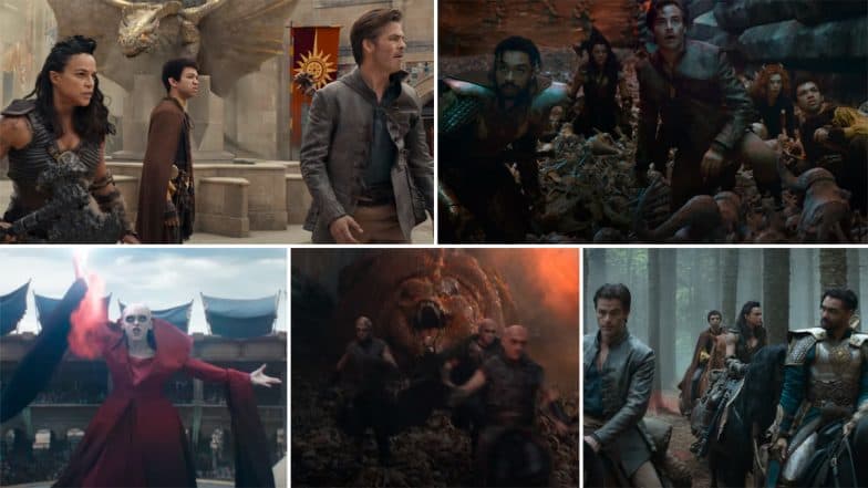 Dungeons & Dragons-Honor Among Thieves Trailer: Chris Pine, Michelle Rodriguez, Regé-Jean Page, Hugh Grant’s Action-Packed Film To Arrive in Theatres on March 31 (Watch Video)