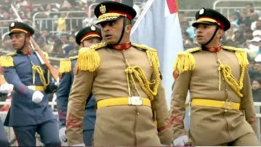 Republic Day Parade 2023 Kicks Off With Egyptian Army Contingent’s March on Kartavya Path for the First Time (Watch Video)