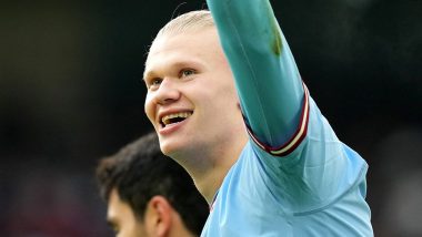 Erling Haaland Scores Five Goals, Equals Lionel Messi and Luis Adriano's Champions League Record As Manchester City Beat RB Leipzig 7-0
