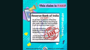 Does Writing Anything on Bank Note Makes It Invalid? Here’s a Fact Check of Viral Social Media Claim
