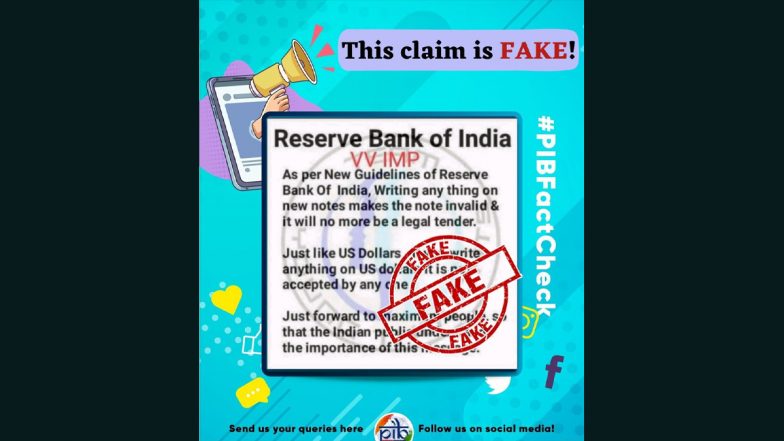 Does Writing Anything on Bank Note Makes It Invalid? Here’s a Fact Check of Viral Social Media Claim