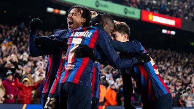 Barcelona 1-0 Real Sociedad, Copa Del Rey 2022-23 Quarterfinal: Blaugranas Ride On Ousmane Dembele's Winner to Take Entry Into the Semifinals (Watch Goal Video Highlights)