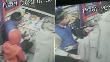 Viral Video: Medical Shop Owner Robbed of Rs 40000 at Gunpoint in Punjab’s Faridkot