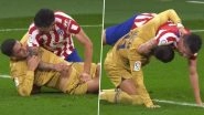 Ferran Torres, Stefan Savic Shown Red Cards After Being Involved in Ugly Fight During Atletico Madrid vs Barcelona La Liga 2022&ndash;23 Clash (Watch Video)