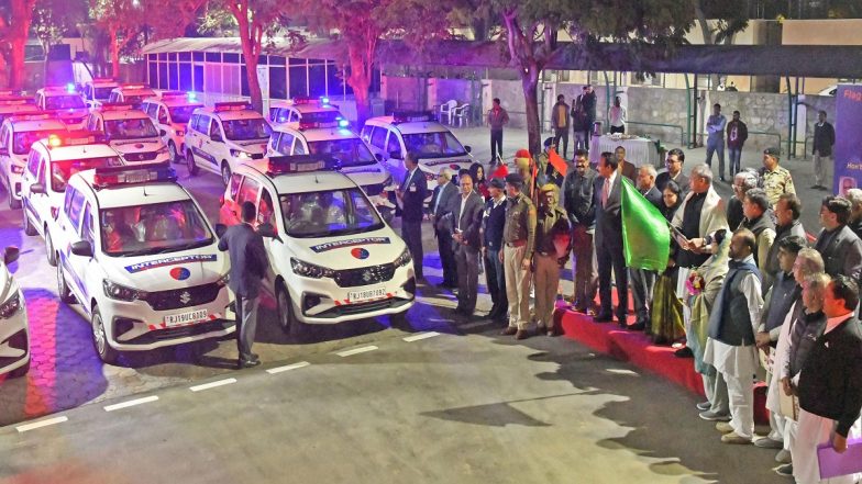 Rajasthan CM Ashok Gehlot Flags Off 25 Hi-Tech Interceptor Vehicles (See Pics)