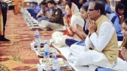 Madhya Pradesh CM Shivraj Singh Chouhan Inaugurates Virtual Reality Lab in Jabalpur, Shares Food With Schoolchildren (See Pics and Video)