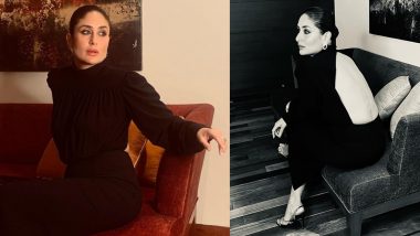 Kareena Kapoor Khan Spells Eleganza in Black Backless Dress for an Event in Kolkata (View Pics)