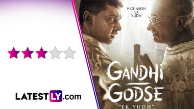 Gandhi Godse Ek Yudh Movie Review: Rajkumar Santoshi's Film Draws Its Strength From Deepak Antani and Chinmay Mandlekar's Sincere Performances! (LatestLY Exclusive)