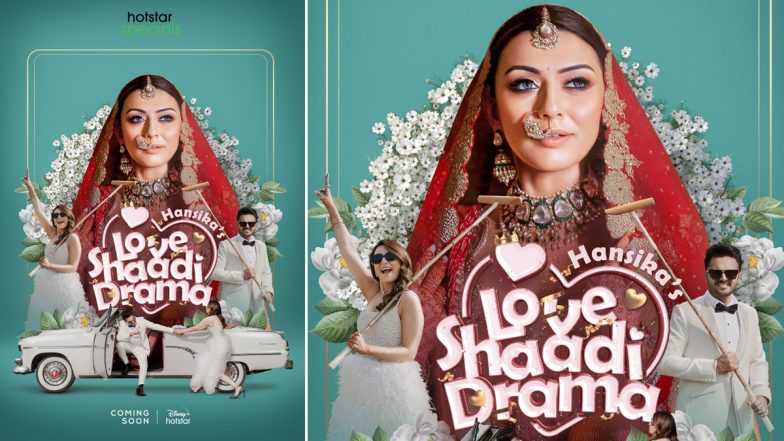 Love Shaadi Drama: Hansika Motwani and Sohael Kathuriya's Wedding to Stream on Disney+ Hotstar (View Poster)