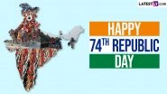 Republic Day 2023 Images and HD Wallpapers for Free Download Online: Share Wishes, Greetings, Quotes, WhatsApp Messages, GIFs and SMS on Gantantra Diwas