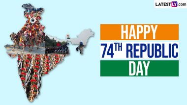 Republic Day 2023 Images and HD Wallpapers for Free Download Online: Share Wishes, Greetings, Quotes, WhatsApp Messages, GIFs and SMS on Gantantra Diwas