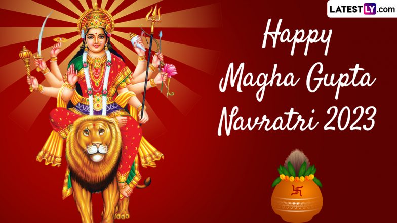 Magha Gupt Navratri 2023 Afbeeldingen en HD-achtergronden gratis online te downloaden: deel WhatsApp-berichten, wensen en groeten voor het festival van het aanbidden van de godin Durga