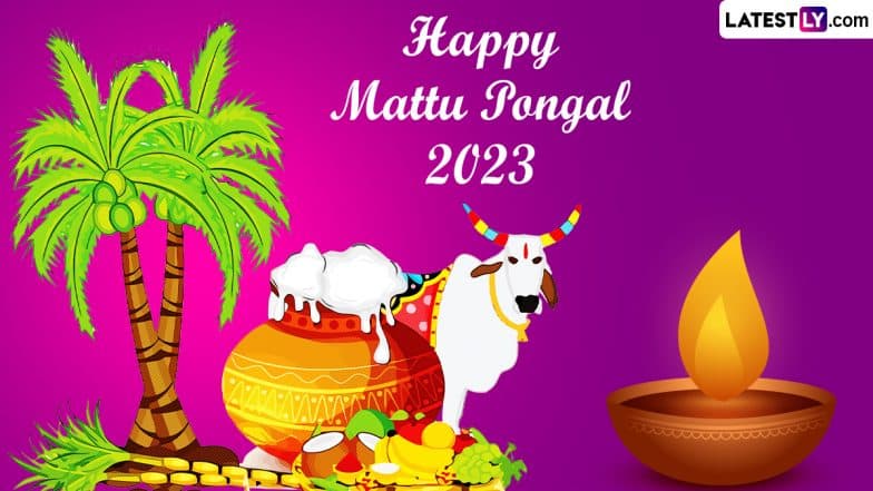 Mattu Pongal 2023 Images and HD Wallpapers for Free Download Online: Share Wishes, WhatsApp Messages and Greetings on the Third Day of Pongal | 🙏🏻 LatestLY Mattu Pongal 2023 Images and HD Wallpapers for Free Download Online: Share Wishes, WhatsApp Messages and Greetings on the Third Day of Pongal | 🙏🏻 LatestLY
