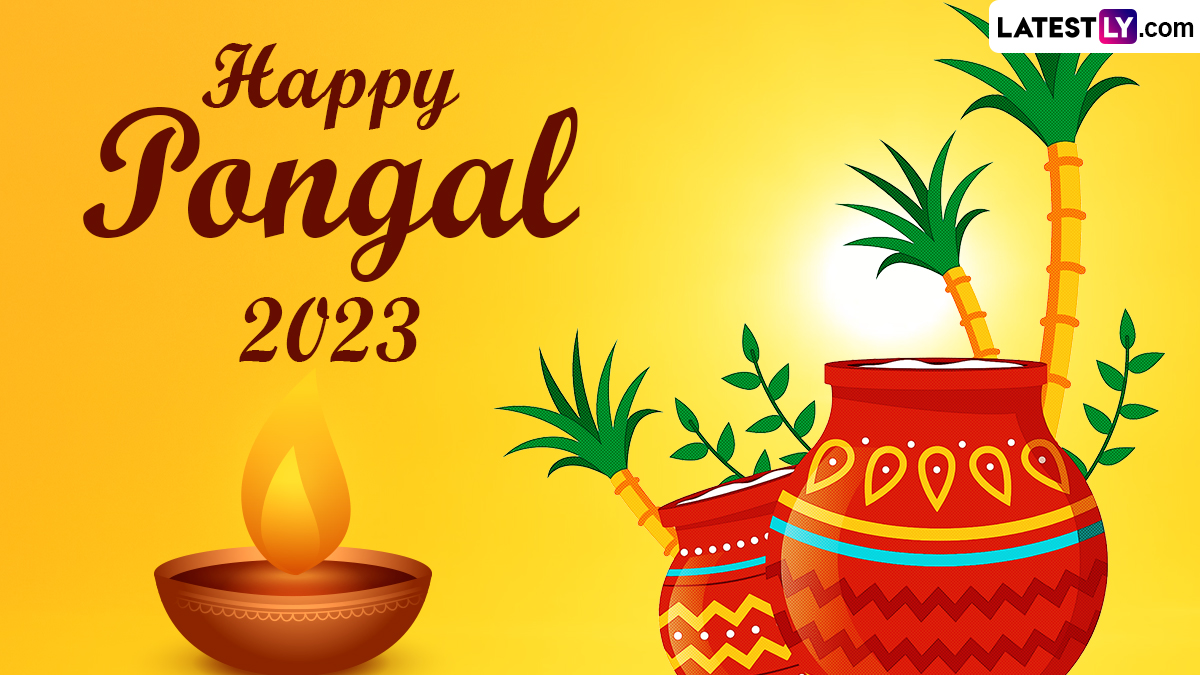 Happy Pongal 2023 Wishes Stickers In Tamil: How To Download Pongal