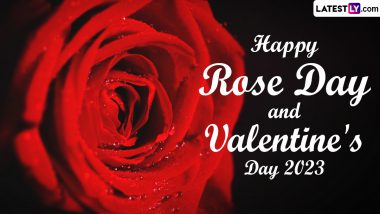 Happy Rose Day 2023 Wishes and Valentine’s Week Greetings: Share Quotes About Love, Beautiful Rose HD Wallpapers, Cute Messages and Heart Images