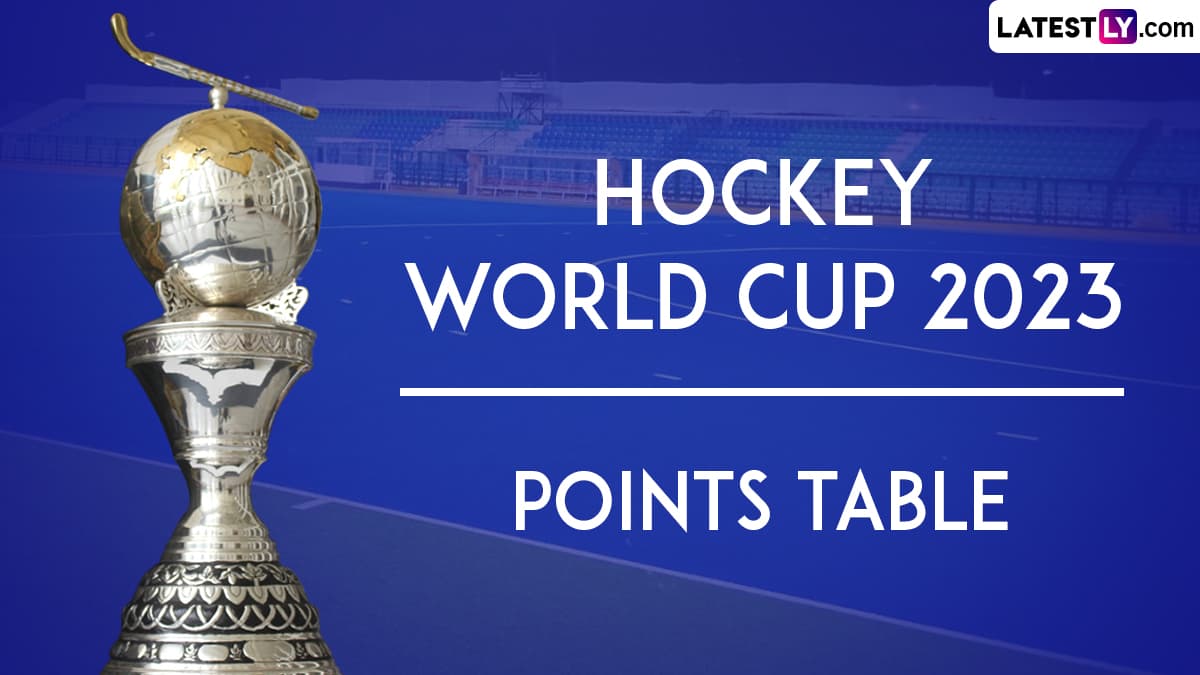 hockey world cup 2023 teams points table