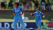 IND U19 vs NZ U19, ICC Women’s U19 T20 World Cup 2023 Semifinal Innings Update: New Zealand Fail to Post Big Total, Crumbles to 107/9 After 20 Overs