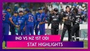 IND vs NZ 1st ODI 2023 Stat Highlights: Shubman Gill Stars in India's Win