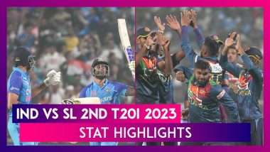 IND vs SL 2nd T20I 2023 Stat Highlights: Dasun Shanaka Helps Sri Lanka Level Series