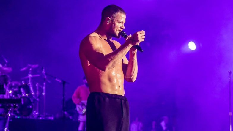 Lollapaloaza India 2023 Dan Reynolds Goes Shirtless During His Performance Check Out Imagine