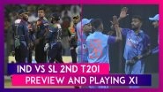 IND vs SL 2nd T20I 2023 Preview and Playing XI: Hosts Eye Series Win