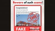 India Oil Offering Fuel Subsidy Gift Worth Rs 6,000? Government Alerts People About Fake Lucky Draw