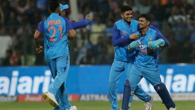 IND vs SL 2nd T20I 2023 Toss Report & Playing XI: Rahul Tripathi Handed Debut As India Opt to Bowl