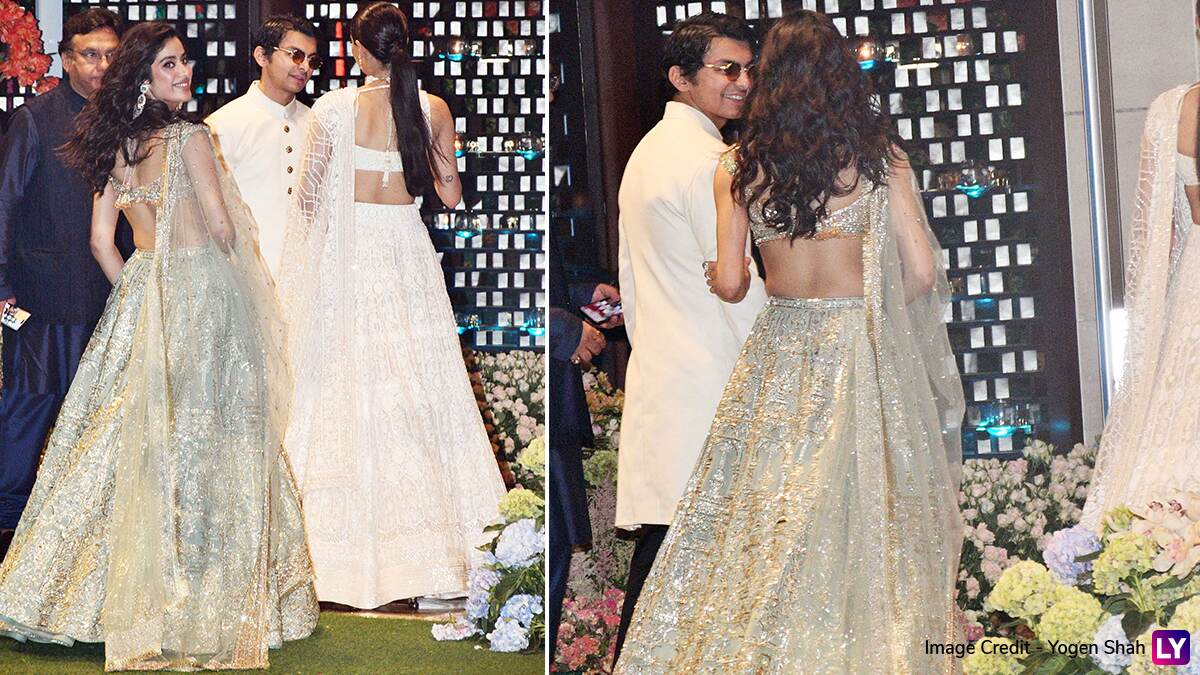 Janhvi Kapoor Spotted With Shikhar Pahariya at Anant Ambani and Radhika ...