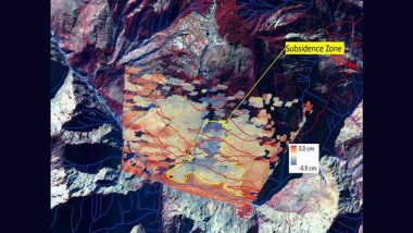 Joshimath Land Subsidence: Slow Subsidence Up to 9 cm Recorded in Sinking Town in Seven Months Between April and November 2022, Says ISRO