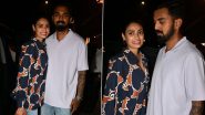 KL Rahul, Athiya Shetty Spotted Leaving A Restaurant in Bandra, Newly-Wed Couple Look Adorable in Latest Pics!