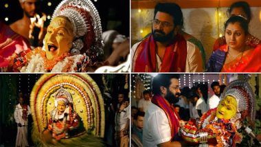 Kantara Star Rishabh Shetty Attends Bhoota Kola Festival, Takes Blessing From Daiva Nartaka (Watch Video)