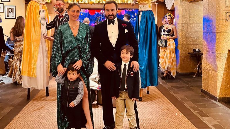 Kareena Kapoor Khan Celebrates New Year With Saif Ali Khan and Kids in Switzerland (View Pic)