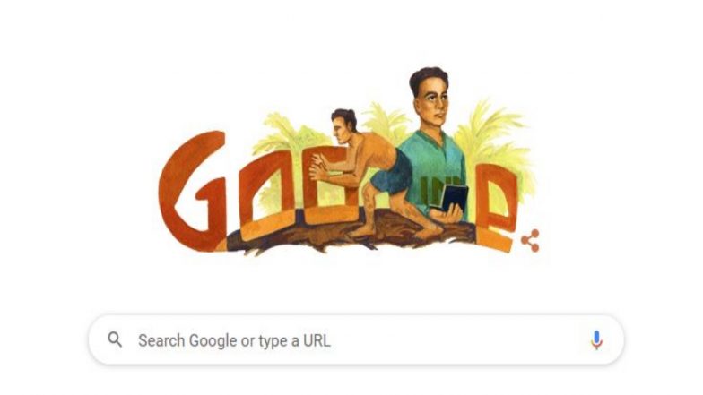Khashaba Dadasaheb Jadhav 97. Geburtstag Google Doodle: Suchmaschine ehrt indischen Wrestler, der bei den Olympischen Sommerspielen 1952 die Bronzemedaille gewann