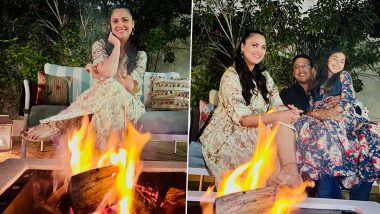 Lohri 2023: Lara Dutta Celebrates the Festival With Hubby Mahesh Bhupathi and Daughter Saira (View Pics)