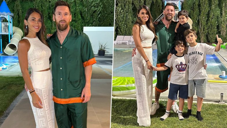 Lionel Messi Celebrates New Year’s Day in Style! Argentina World Cup Winner Shares Pictures With Family on Instagram (See Post)