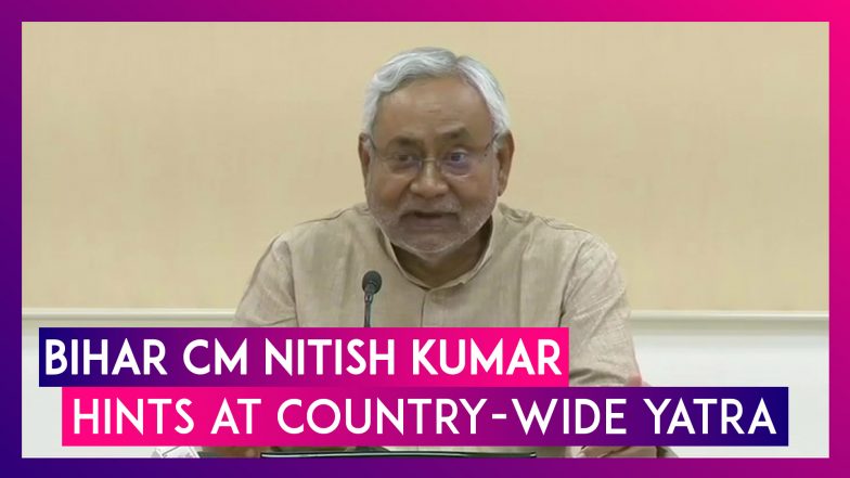 Lok Sabha Elections 2024: Bihar CM Nitish Kumar Hints At Country-Wide Yatra To Unite Opposition Parties