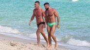 Luke Evans Hit the Beach in Miami With Boyfriend Fran Tomas; Couple Flaunts Their Sexy Muscular Bods in Tiny Trunks (View Pics)