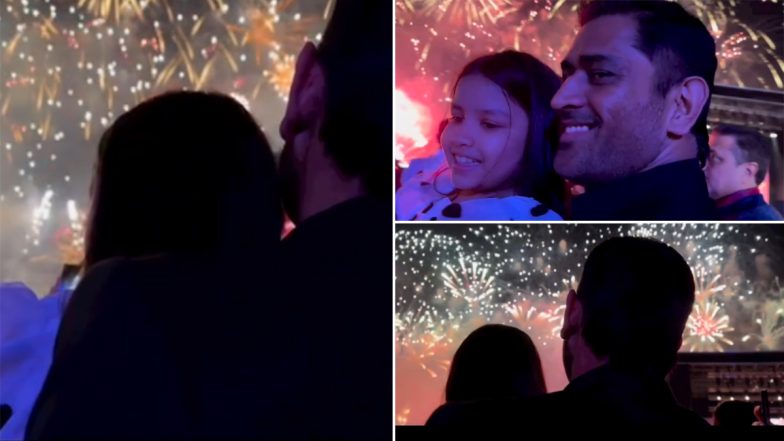 MS Dhoni, Daughter Ziva Have a ‘Starry’ Start to 2023, Wife Sakshi Shares Adorable Video on New Year’s Day