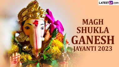 Ganesh Jayanti 2023 Wishes & Maghi Ganesh Jayanti HD Images: Greetings, Ganpati Photos, Ganesha Quotes, Wallpapers and Messages To Celebrate the Day