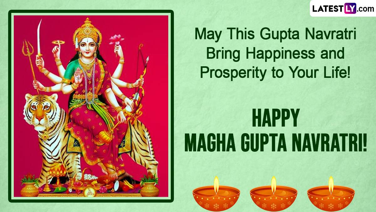 Magha gupt navratri 2023 wishes and greetings whatsapp messages