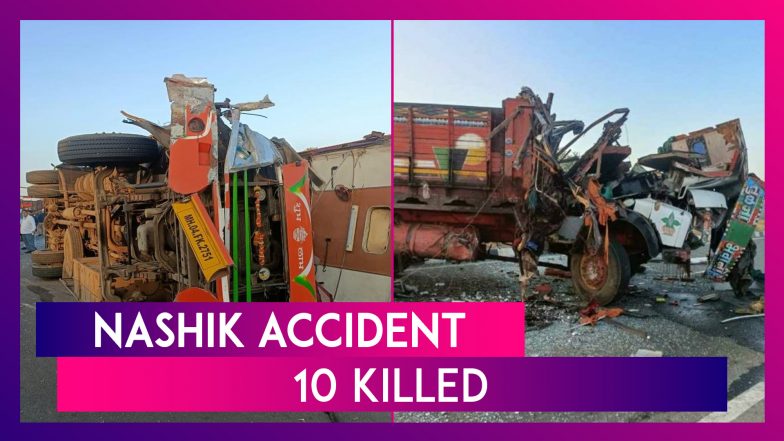 Nashik Accident: 10 Killed As Bus Carrying Devotees To Shirdi Collides With Truck Near Patharde