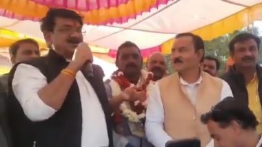 Madhya Pradesh Minister Mahendra Singh Sisodia Faces Ire Over His Comment ‘Join BJP, or Else CM Shivraj Singh Chouhan’s Bulldozer Is Ready’ (Watch Video)