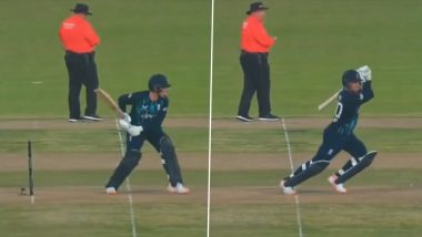 ‘No Interest in ODIs’ Viral Video Shows Square Leg Umpire Marais Erasmus ‘Disinterested’ As Jason Roy Faces A Delivery During SA vs Eng 1st ODI 2023, Fans Poke Fun