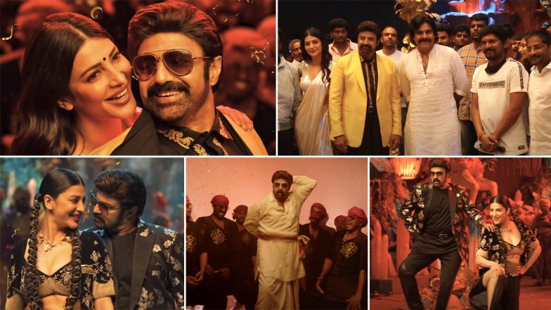 Veera Simha Reddy Song Mass Mogudu: Nandamuri Balakrishna and Shruti Haasan's New Track is Electrifying! (Watch Lyrical Video)