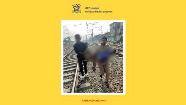 Mumbai: Boy Falls Off Local Train Between Bandra and Mahim Stations, GRP Constable Saves His Life by Rushing Him to Hospital (See Pic)