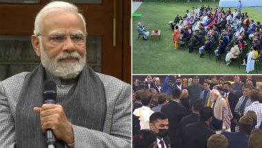 PM Narendra Modi Interacts With Youngsters Selected Under 'Know Your Leader' Programme in New Delhi (Watch Video)