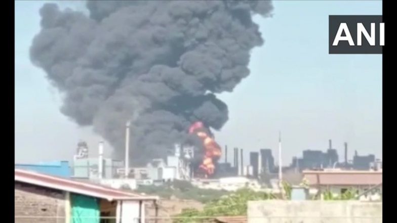 Nashik Fire: Chemical Unit Blaze Yet To Be Doused Off, 10 Fire Tenders Still on Spot