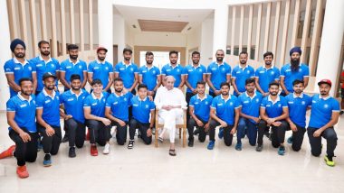 Men's Hockey World Cup 2023: Naveen Patnaik Meets and Interacts With Indian Hockey Team Members at Rourkela