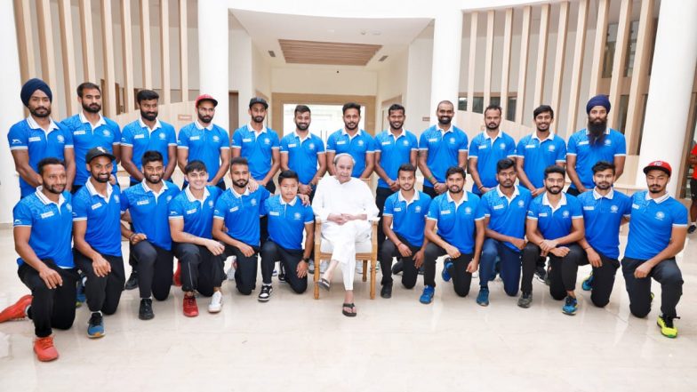 Men's Hockey World Cup 2023: Naveen Patnaik Meets and Interacts With Indian Hockey Team Members at Rourkela