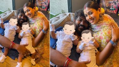 Pongal 2023: Nayanthara and Vignesh Shivan Pose Happily With Their Twins Ulagam and Uyir in New Pics on Insta!